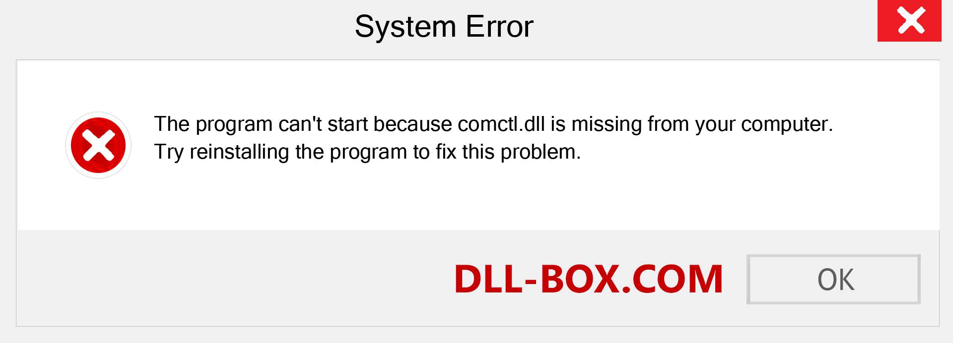  comctl.dll file is missing?. Download for Windows 7, 8, 10 - Fix  comctl dll Missing Error on Windows, photos, images