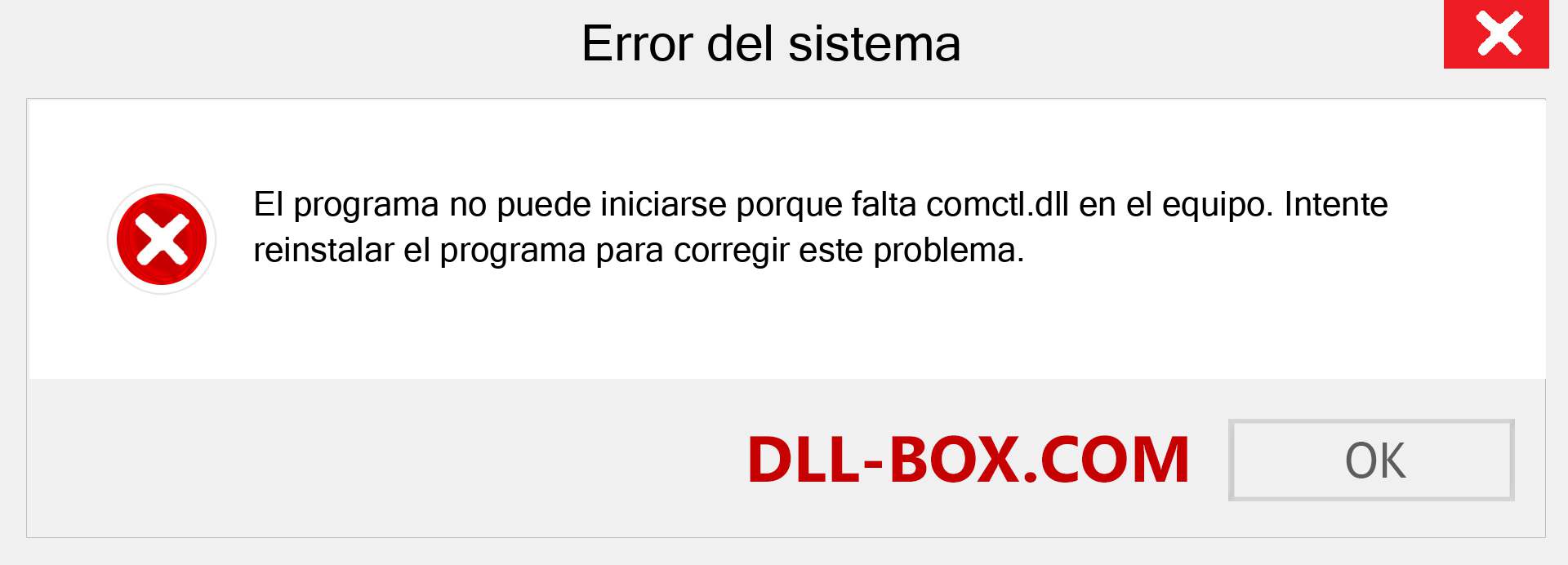 ¿Falta el archivo comctl.dll ?. Descargar para Windows 7, 8, 10 - Corregir comctl dll Missing Error en Windows, fotos, imágenes